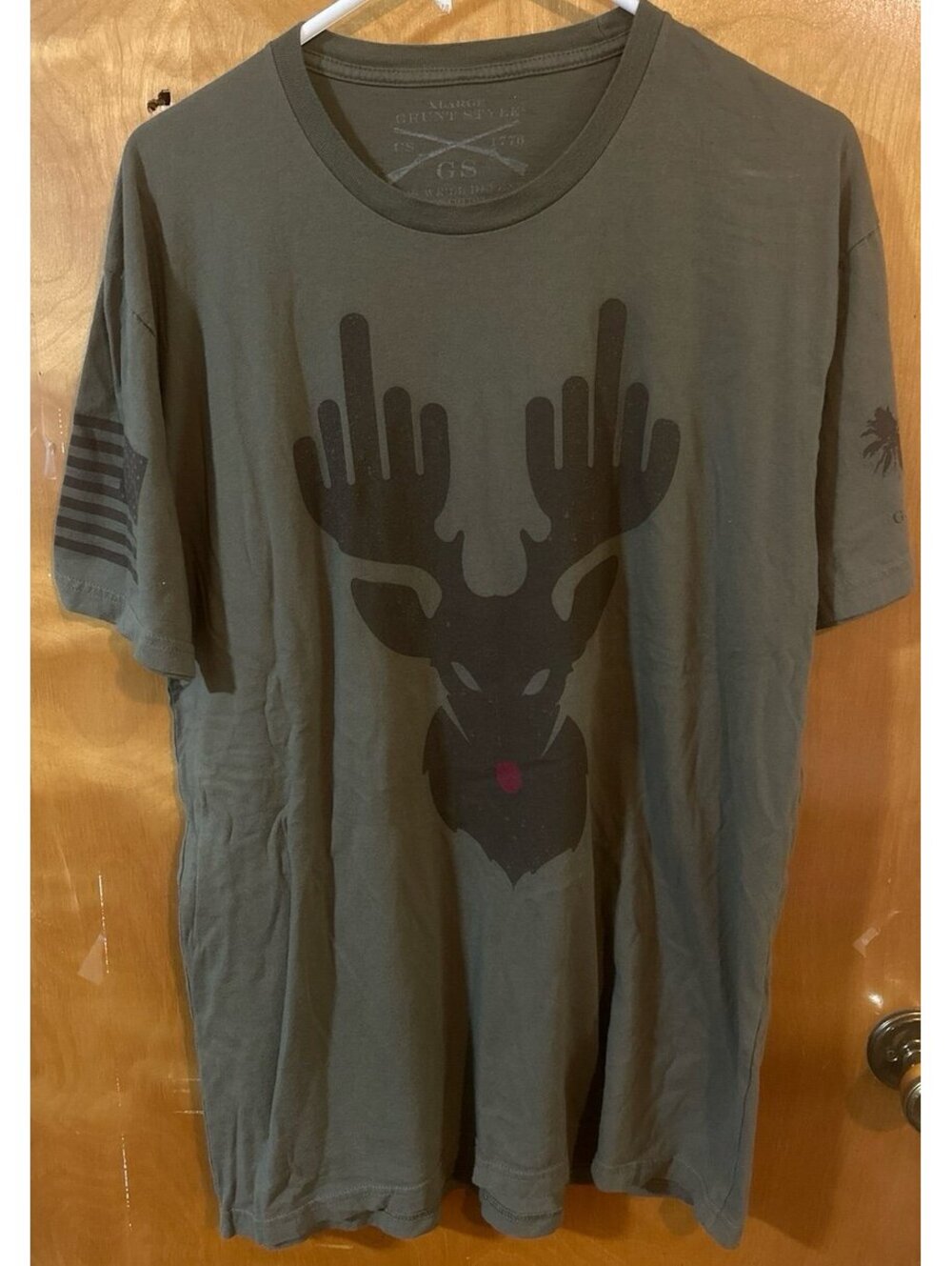Grunt Style Rudolph the reindeer tshirt size XL